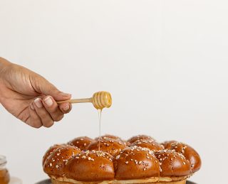 חלה עגולה מתוקה